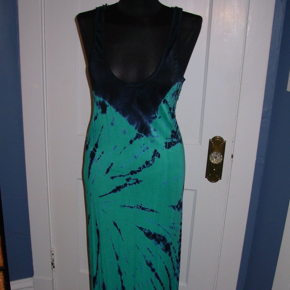 Hand Tie Dye Jersey Sun Dress